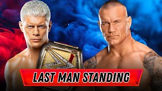 WWE 2K24  Cody Rhodes vs Randy Orton  Last Man Standing Match [upl. by Acebber]