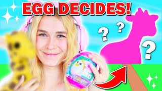 REAL LIFE Adopt Me Eggs DECIDE What We BUILD In Adopt Me Roblox [upl. by Demetria]