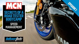 Secrets of a road tester bootcamp speed management  MCN [upl. by Anatnahs]