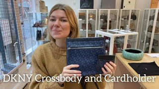 DKNY Crossbody and Cardholder Bag Review [upl. by Nosille]