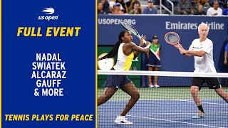 NadalSwiatek vs McEnroeGauff amp More  Tennis Plays for Peace Full Event  2022 US Open [upl. by Bronez]