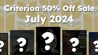 My Criterion Collection July 2024 50 Off Sale Haul [upl. by Eve923]