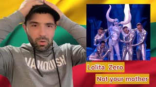 Reaction 🇱🇹 Lolita Zero – Not your mother Pabandom iš naujo 2022  Eurovision 2022 Lithuania [upl. by Ibmat28]