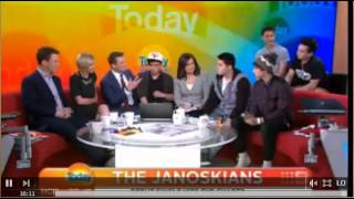 Janoskians live on The Today Show  October 3rd 2012 [upl. by Otrebla160]