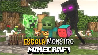 Minecraft Escola Monstro 22  Dia do Brinquedo  Monster School [upl. by Anatlus92]