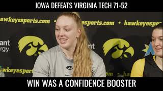 Iowa Hawkeyes Win Was Confidence Booster hawkeyes [upl. by Neladgam]