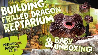 PD EPISODE 10 BUILDING FRILLED DRAGON REPTARIUM amp BABY UNBOXING [upl. by Rednirah]