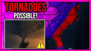 🔴BREAKING  Live Severe Weather Coverage For East Coast Tornadoes Damaging Winds and Large Hail [upl. by Adivad597]