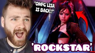 LISA  ROCKSTAR Official Music Video  REACTION [upl. by Grimbal]