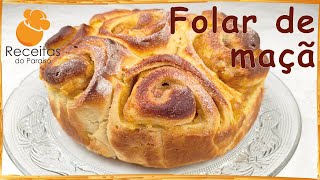 FOLAR DE MAÇÃ uma receita especial  🍎 Receitas do Paraíso [upl. by Perron]