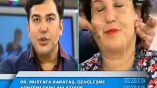 VShape Ameliyatsız Yüz Germe Uygulaması  Gülben Ergen Show [upl. by Anaoj485]