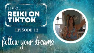 Live Reiki for Healing Root to Heart Opening Space to Follow Your Dreams  TikTok Livestream [upl. by Ydak]