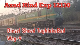 Azad Hind Exp 12130 indianrailways train travel [upl. by Enowtna892]