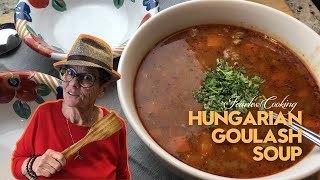 Hungarian Goulash Soup  How to make Hungarian Goulash Soup recipe [upl. by Anitsud413]