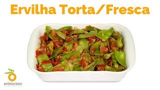 Como Preparar Ervilha Torta  Fresca Refogada  Receita Prática [upl. by Elleuqar]