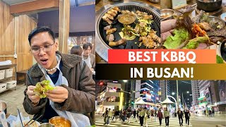 Where is the BEST KBBQ in Busan  Korean Friends Pick [upl. by Einnor]