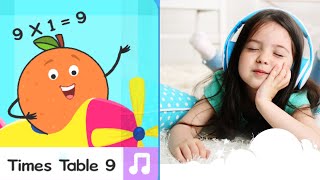 9 Times Table  Song  Nursery Rhymes  Kids Songs  Baby Poems [upl. by Ecaroh]