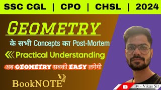 Geometry All Concepts by vikash sir Part  1  Basic To High Level  SSC CGL 2024 [upl. by Mikiso]