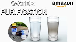 HOW TO PURIFY WATER WITH POTABLE AQUA TABLETS  AMAZON FINDS [upl. by Pomcroy]