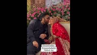 Saadain kissed Areeba Habib after Nikah 😍❤️ areebahabib nikah [upl. by Mad]