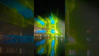 Laser show in Riverland lasershow dubai riverland show satisfying [upl. by Destinee]