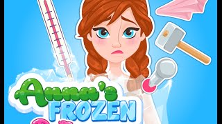 Disney Frozen Video Game  Annas Frozen Date  Cutezeecom [upl. by Nonnairb]