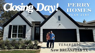 Perry Homes Plan 2187 Veramendi New Braunfels Tx [upl. by Dagnah]