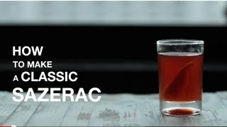 How to Make a Sazerac Cocktail recipe [upl. by Winne536]