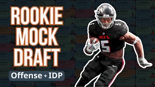 2023 Rookie Mock Draft Offense  IDP [upl. by Blumenfeld]