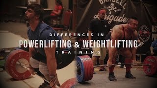 Differences in Powerlifting and Weightlifting Training  JTSstrengthcom [upl. by Haleehs]