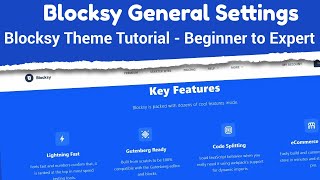 Blocksy General Settings  Blocksy Theme Tutorial  Beginner to Expert [upl. by Nottarts546]