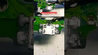 Repairing Infinix Hot 10 Play Charging Port tech repair technology smartphone mobile [upl. by Anrapa]