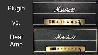 Softube Marshall JMP 2203 vs REAL AMP comparison [upl. by Llertram]