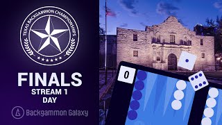 FINALS Stream 1 2024 Texas Backgammon Championships  Championship Division Main amp Jackpots [upl. by Spiegel]