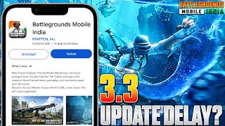 🤔BGMI 33 UPDATE DELAY AGAIN  OFFICIAL RELEASE DATE  A8 ROYAL PASS COMPLETE LEAKS [upl. by Ayatal49]