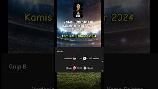 Jadwal Pertandingan Kualifikasi Piala Dunia Zona Asia Grup B Yordania kualifikasipialadunia2026 [upl. by Aratak150]