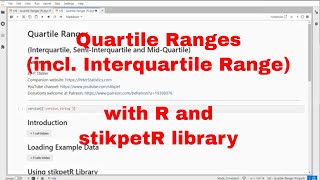 R  Quartile Ranges with stikpetR [upl. by Crain]