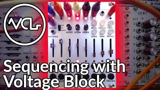 Composing with Voltage Block Eurorack Sequencer [upl. by Vincelette]