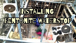 HOW TO INSTALL BENTONITE WATERSTOP [upl. by Lesly]