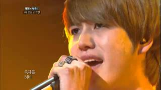 HIT불후의명곡2Immortal Songs 2규현Super Juinor 가장무도회7대전설 김완선편 최종우승20110827 KBS [upl. by Auqinom]