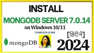 How to install MongoDB 7014 on Windows 1011 2024Install MongoDB amp Mongo Shell MongoDB Compass [upl. by Almira]