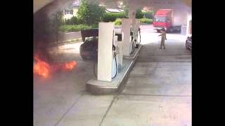 Brand Tankstelle Schengen  Feuerwehr Schengen [upl. by Allekim]