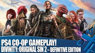 Divinity Original Sin 2 – Definitive Edition PS4 Coop Gameplay [upl. by Park]