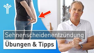 Sehnenscheidenentzündung selbst behandeln  Top Tipps amp effektive Übungen [upl. by Asiilanna216]