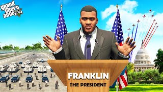 GTA 5  Franklin Become The President Of Los Santos in GTA 5  GTA 5 mods [upl. by Indnahc]