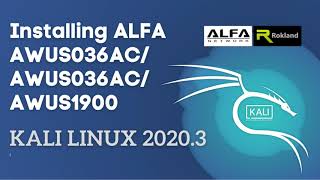 How to install Alfa AWUS036ACH AWUS1900 AWUS036AC on Kali Linux 20203 w monitor mode amp injection [upl. by Aisnetroh]