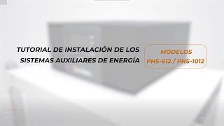 Turorial de instalación Sistema Auxiliar PHS 5121012 [upl. by Adnilam313]