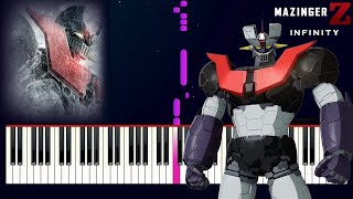 Mazinger Z Infinity theme  Piano Tutorial [upl. by Jacobina]