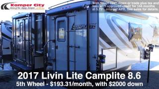 2017 Livin Lite Camplite 86 Video Tour [upl. by Orenid184]