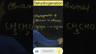 DehydrogenationEthanol to ethanol Ethyl alcohol to Acetaldehyde viralcbse [upl. by Rokach]